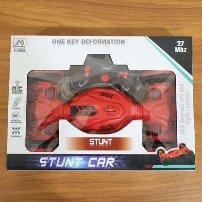 Remote Control One-key Deformation Stunt Car (1 Set)
