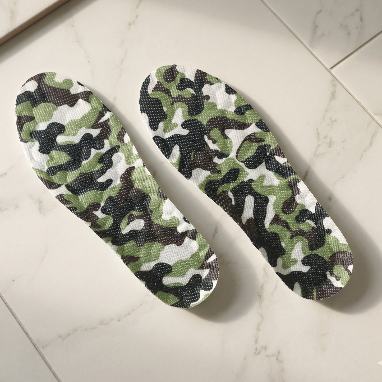 Camouflage Comfort Shoe Insoles Soft Cushion (1 Pair 35 To 38 Size)