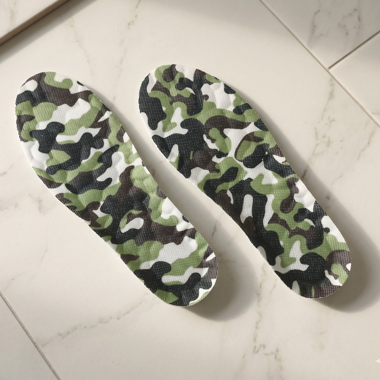 Camouflage Comfort Shoe Insoles Soft Cushion (1 Pair 35 To 38 Size)