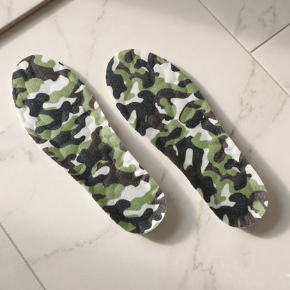 Camouflage Comfort Shoe Insoles Soft Cushion (1 Pair 35 To 38 Size)