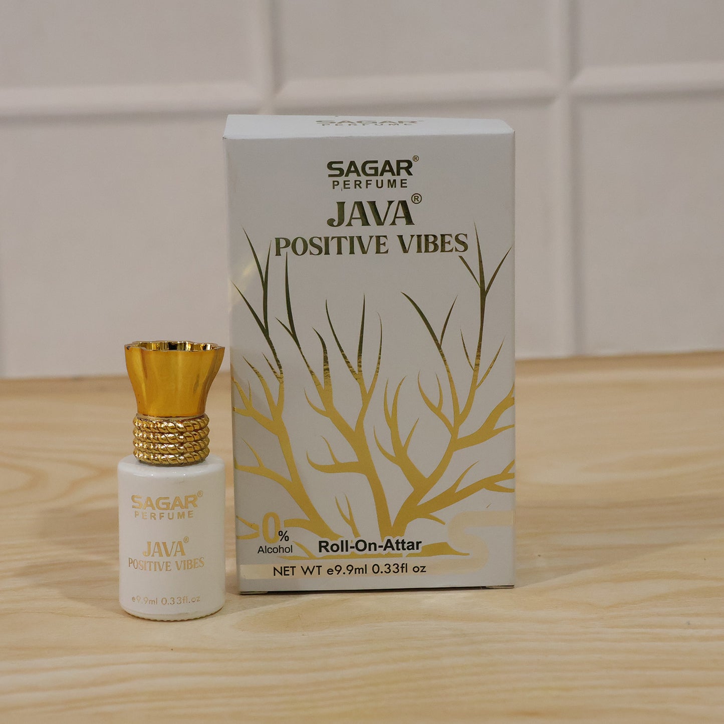 Sagar Java Positive Vibes Roll-on Attar Alcohol-free Perfume Oil For Men And Women (9.9 Ml)