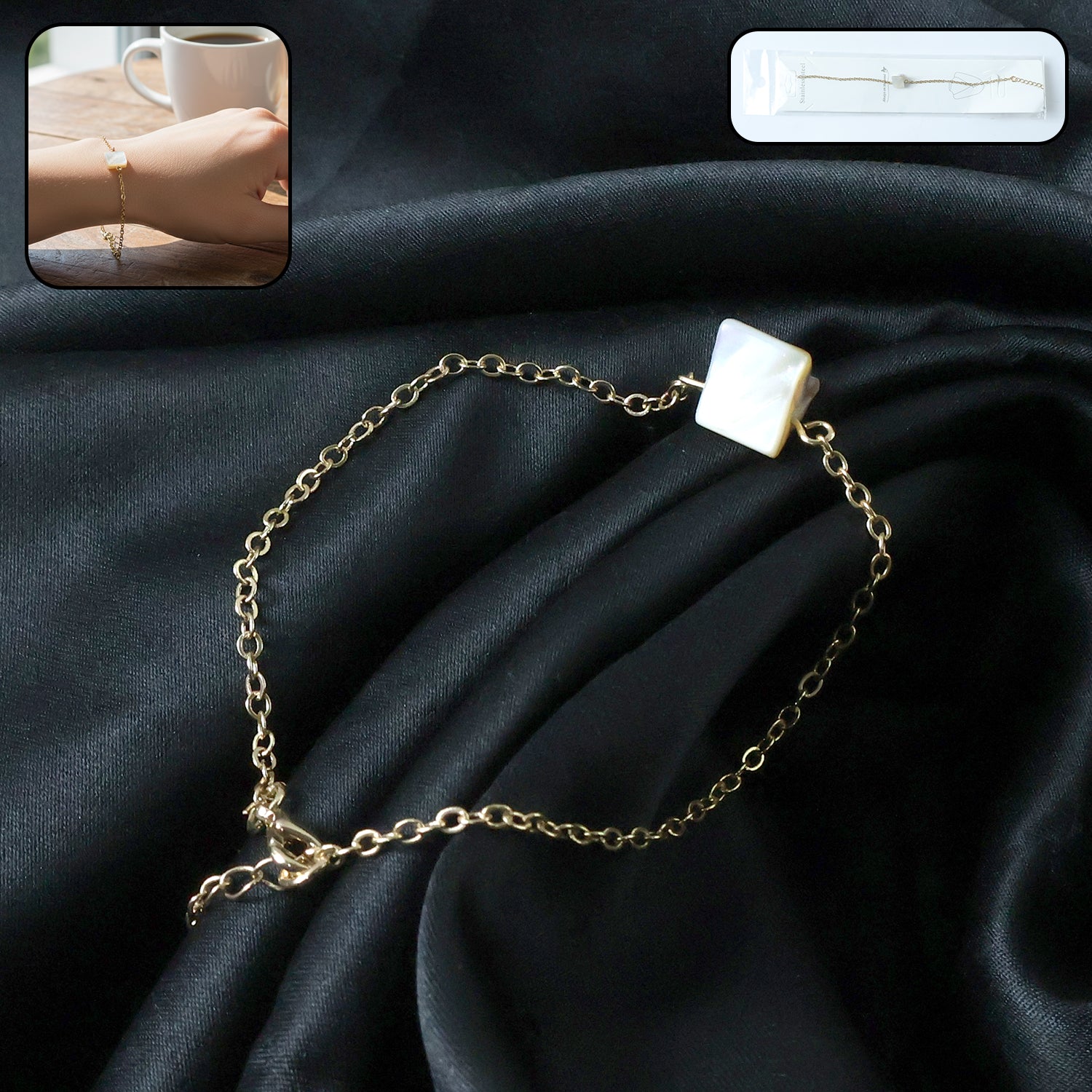 Premium Elegant Adjustable Chain Bracelet (1 Pc  Mix Design)