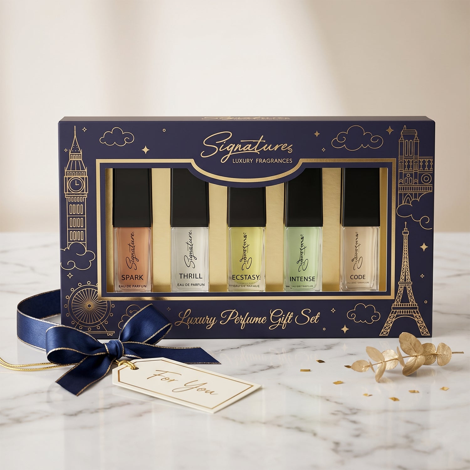 Signature Luxury Perfume Gift Set (5 Pc 15 Ml Each)