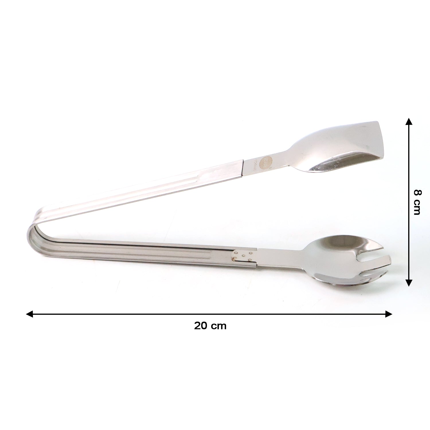 Stainless Steel Multipurpose Serving Tong  2-in-1 Pasta  Salad Tong (1 Pc)