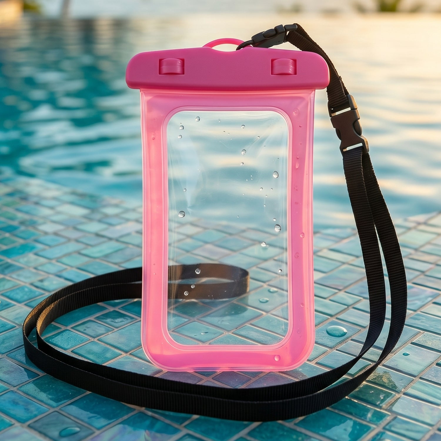 Waterproof Mobile Pouch Cover  1 Pc Universal Sealed Phone Case With Lanyard