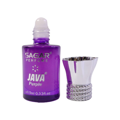 Sagar Java Purple Roll-on Attar Alcohol-free Perfume Oil For Men And Women (9.9 Ml)