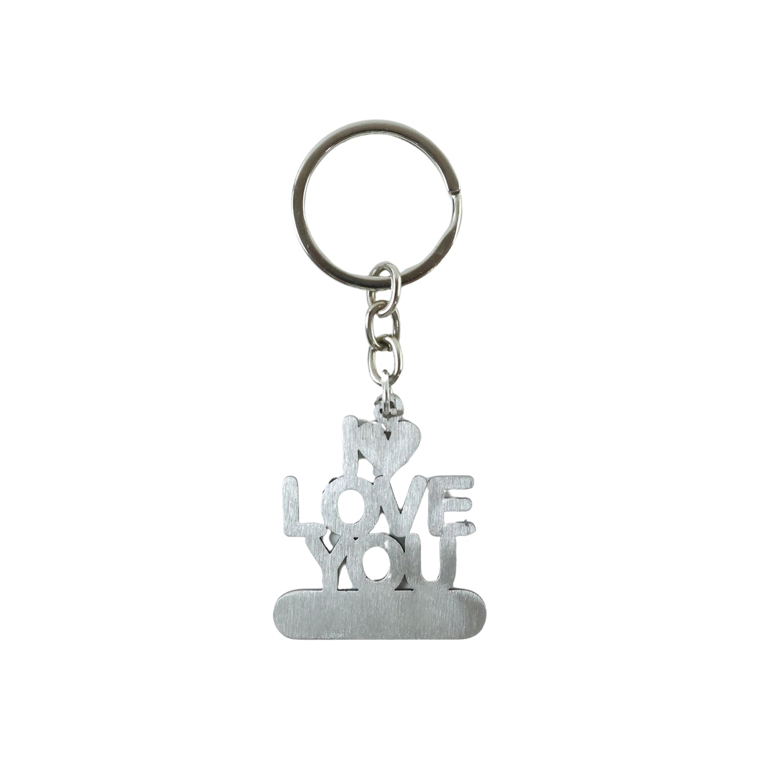 Premium Metal Love You Keychain 1 Pc
