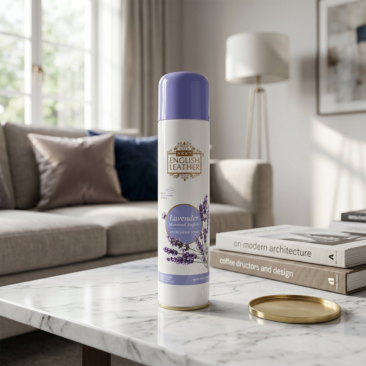 Next English Leather Lavender Air Freshener Spray For Home Office Room (220ml)