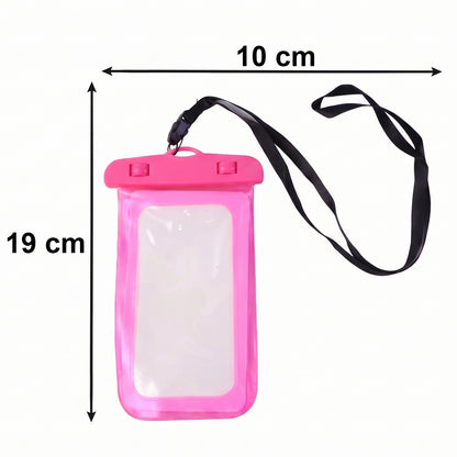 Waterproof Mobile Pouch Cover  1 Pc Universal Sealed Phone Case With Lanyard