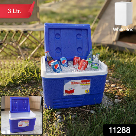 Heavy Duty Insulated Ice Box (1 Pc Blue  3ltr)