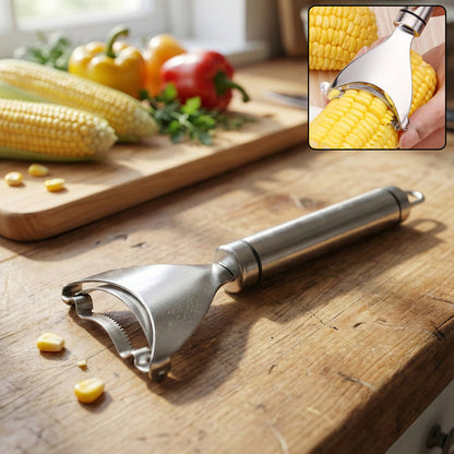 Stainless Steel Fruit  Vegetable Peeler With Serrated Blade (1 Pc)