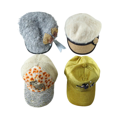 Stylish Winter And Summer Designer Cap (1 Pc Mix Design)