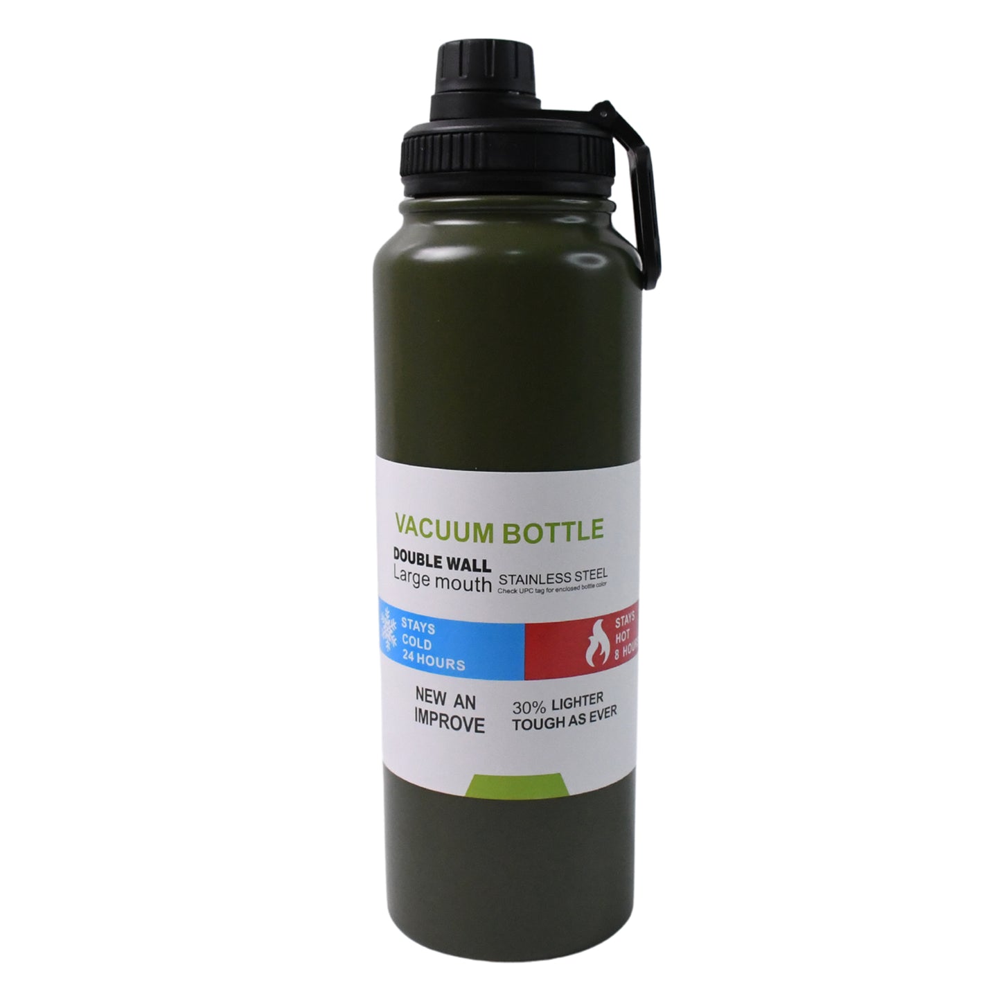 Stainless Steel Double Wall Vacuum-insulated Drink Water Bottle (1000 Ml  Mix Color)