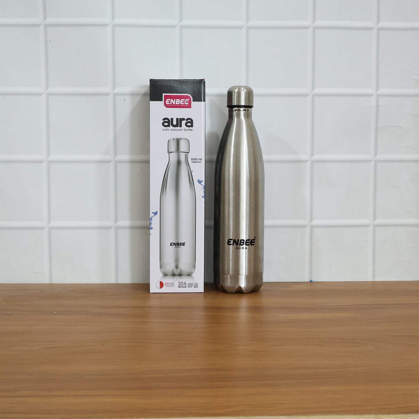 Enbee Aura Stainless Steel Insulated Water Bottle (1 Pc 1000 Ml)