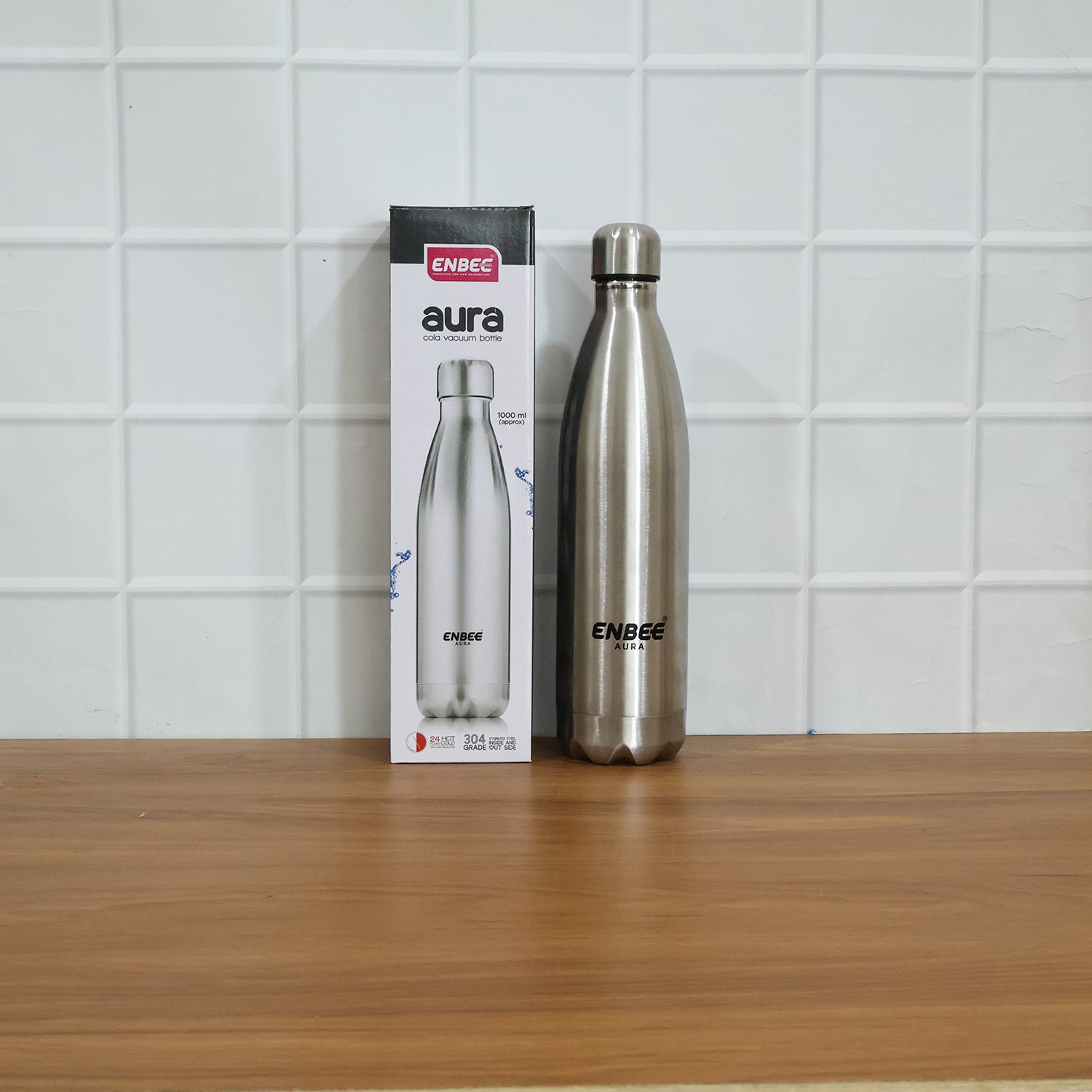 Enbee Aura Stainless Steel Insulated Water Bottle (1 Pc 1000 Ml)