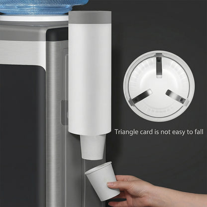Wall Mounted Disposable Paper Cup Holder Storage Dispenser Box
