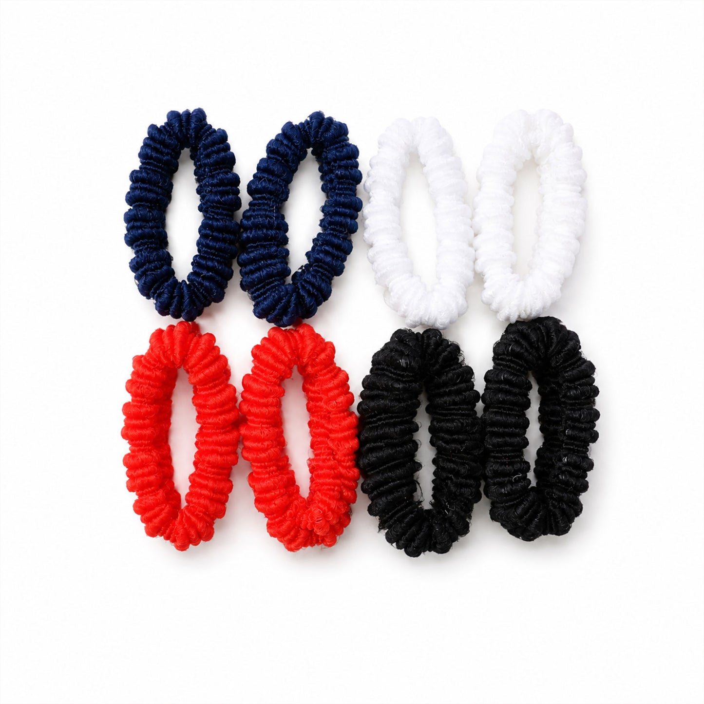 Mix Color Soft Elastic Hairband Set Stretchable Hair Bands For Women Girls (1 Set)