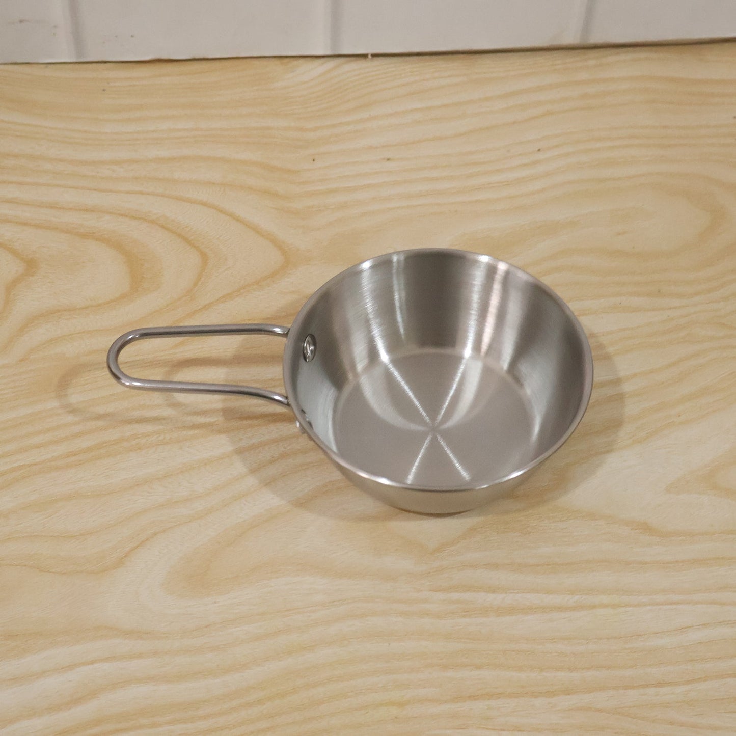 Stainless Steel Small Tadka Pan With Long Handle For Tempering 11 Cm (1 Pc)