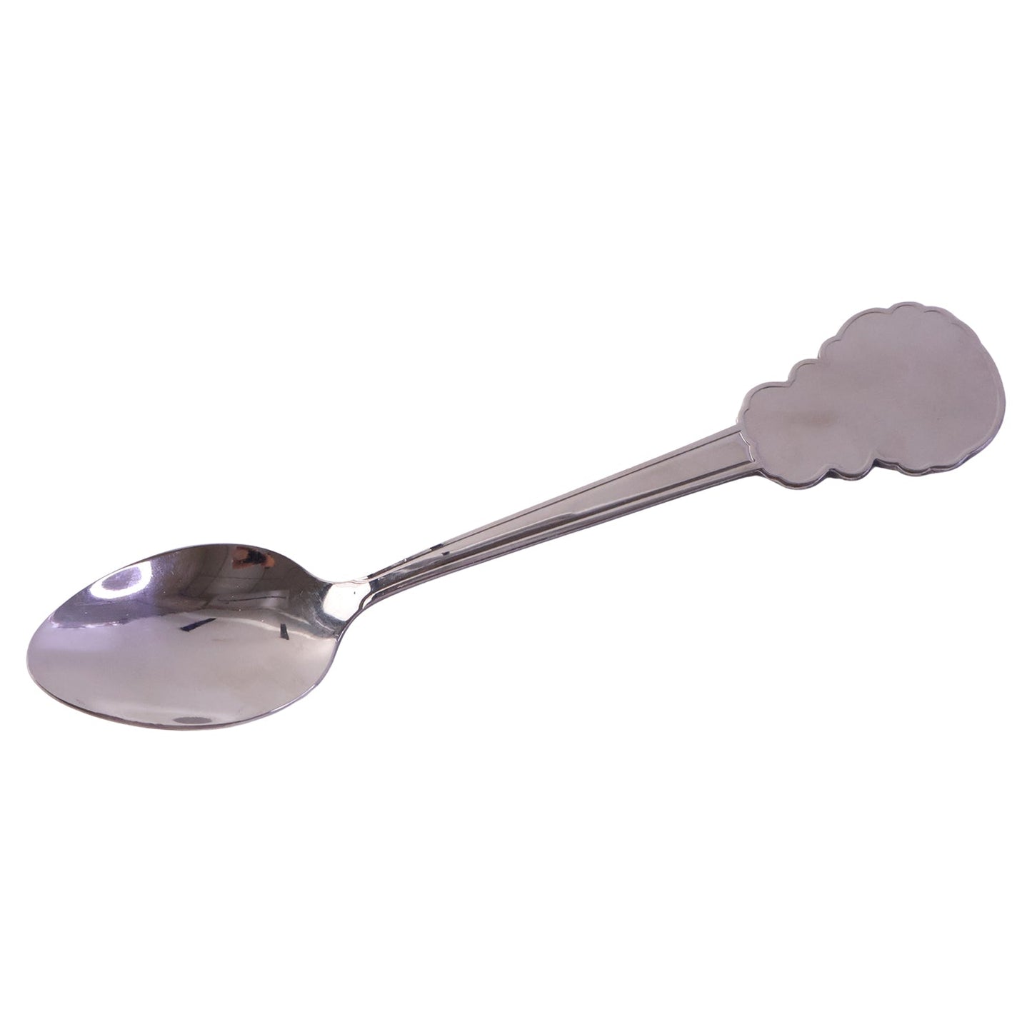Stainless Steel Carved Handle Dinner Spoon For Dining And Kitchen Use (1 Pc)