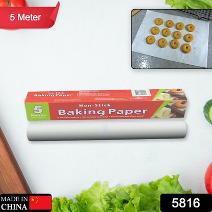 Non Stick Microwave  Oven Proof Parchment Paper Baking Paper Food Wraping Paper Easy To Tear Easy To Clean For Grilling Cooking Deep Fryer White