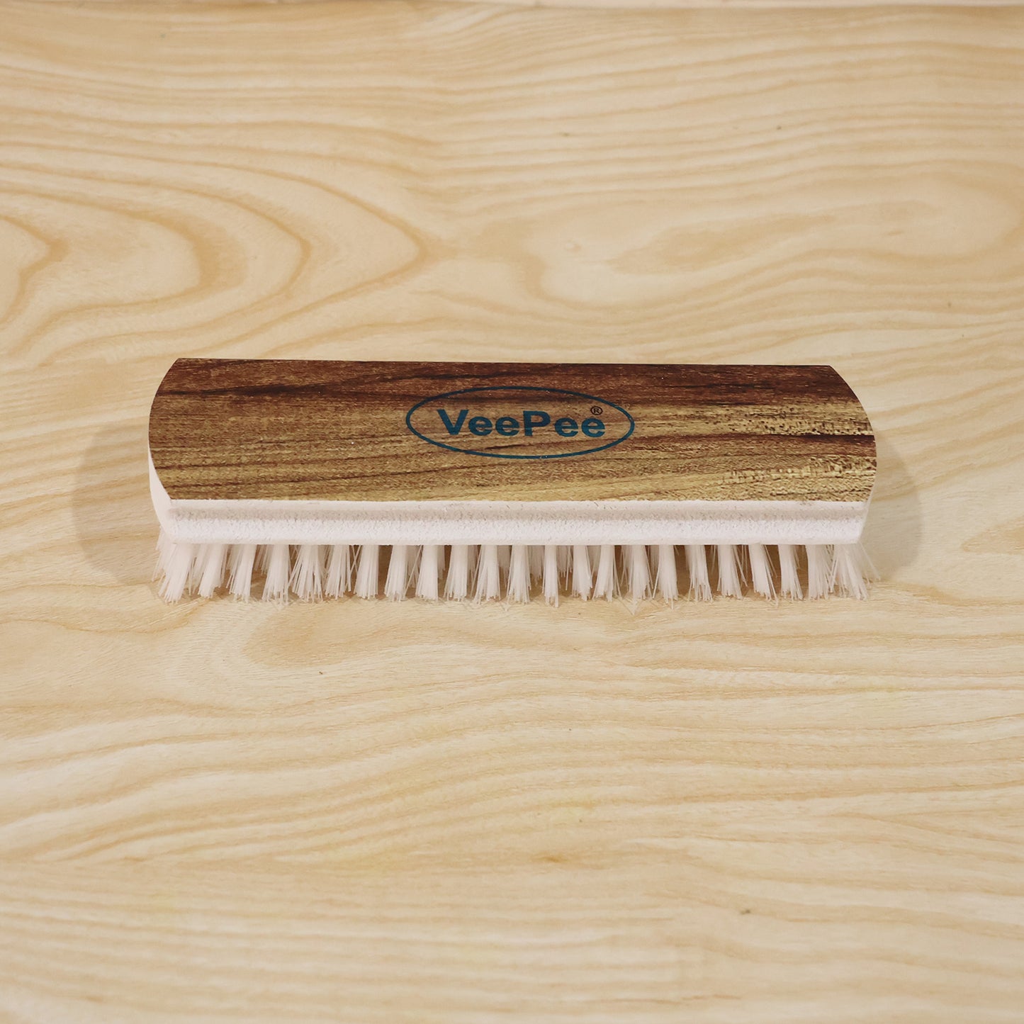 Veepee Cloth Washing And Cleaning Scrub Brush (1 Pc)  Heavy-duty Bristles With Wooden Finish Handle