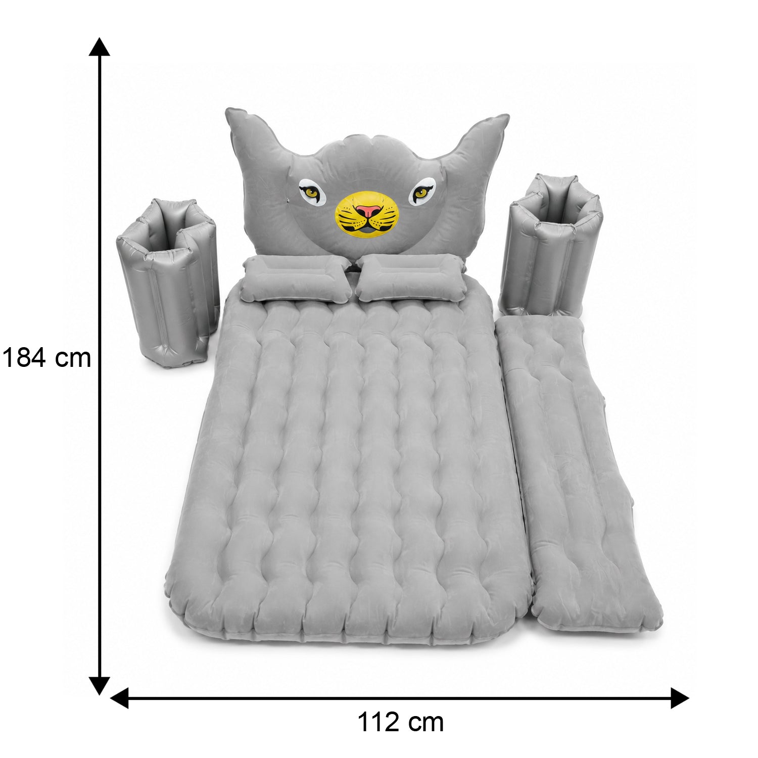 Car Air Mattress Bed Set  Inflatable Travel Bed With Pillow Cushions  Air Pump