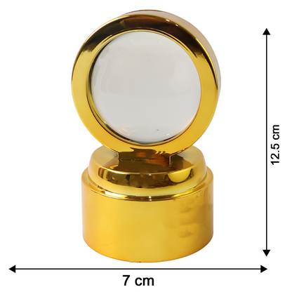 Ganpati Bapa 3d Crystal Ball Night Light With Led Illumination (1 Pc)