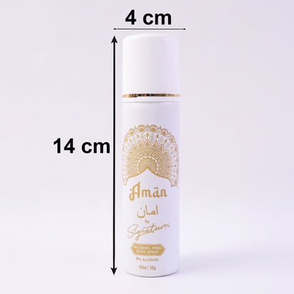 Signature Aman Free Body Spray (1 Pc 50 Ml)