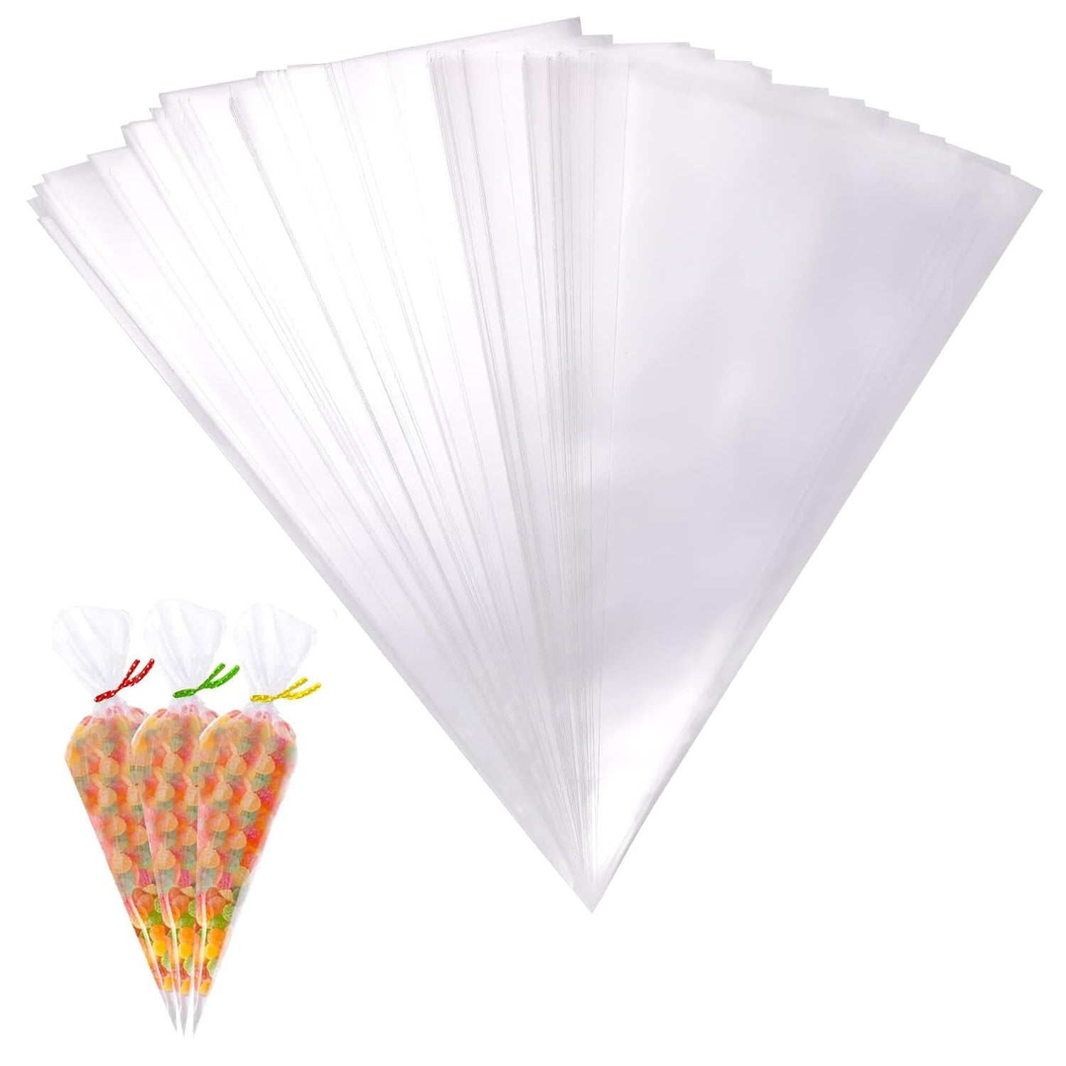 Disposable Piping Bags (100 Pcs Set  Big)