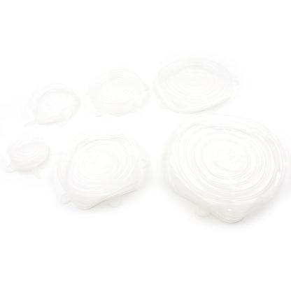 Reusable Stretchable Food Cover Set (6 Pc)