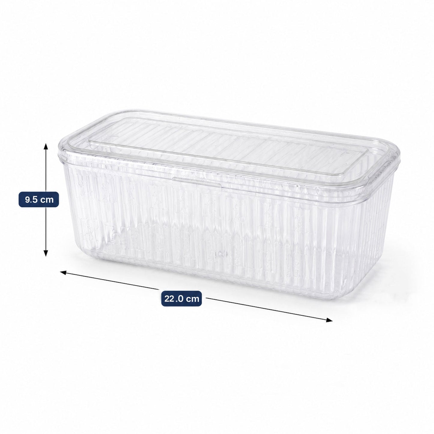 Acrylic Jewellery Storage Box  Clear Organizer With 10 Compartments