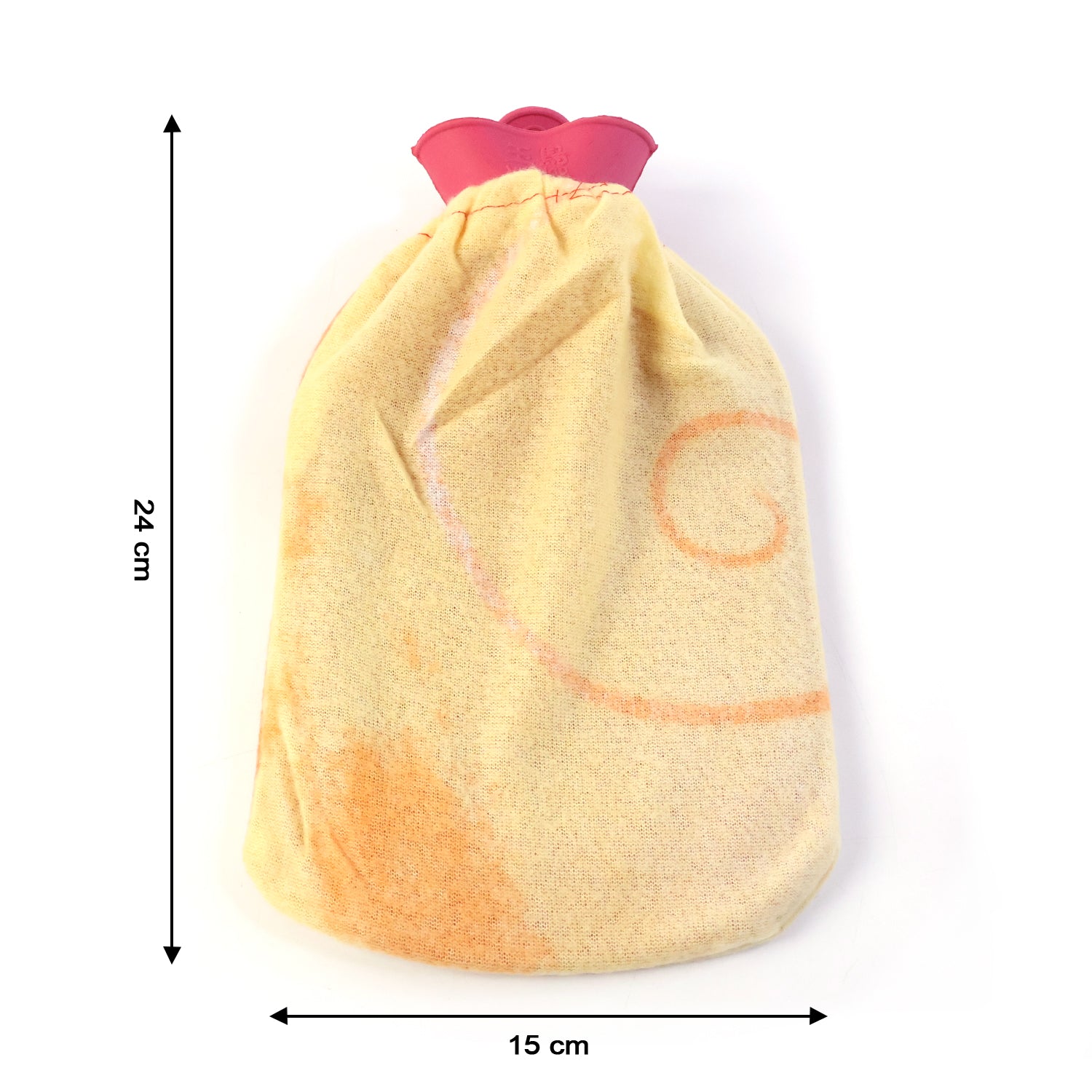 Reusable Hot Water Bag With Soft Fabric Cover (1 Pc)