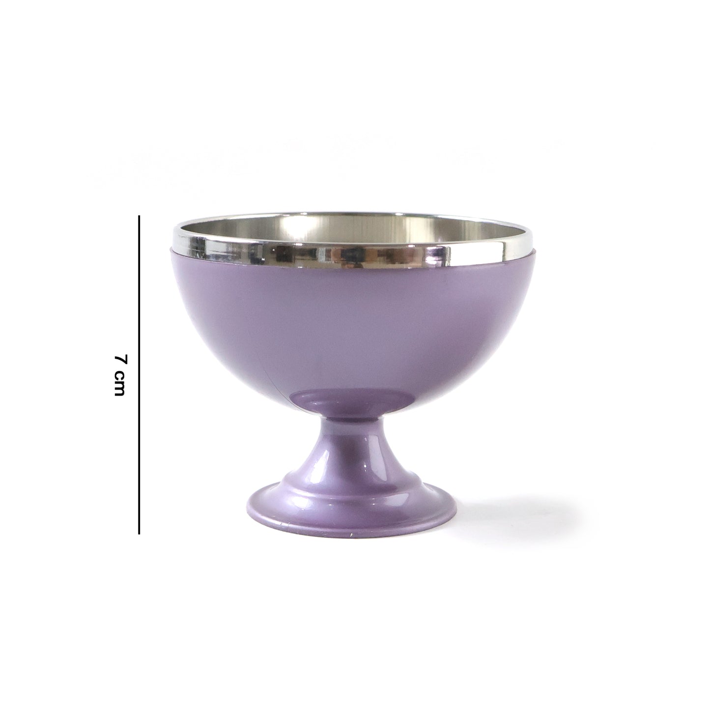 6 Pc Stainless Steel Dessert Bowl Cup Set With Stand