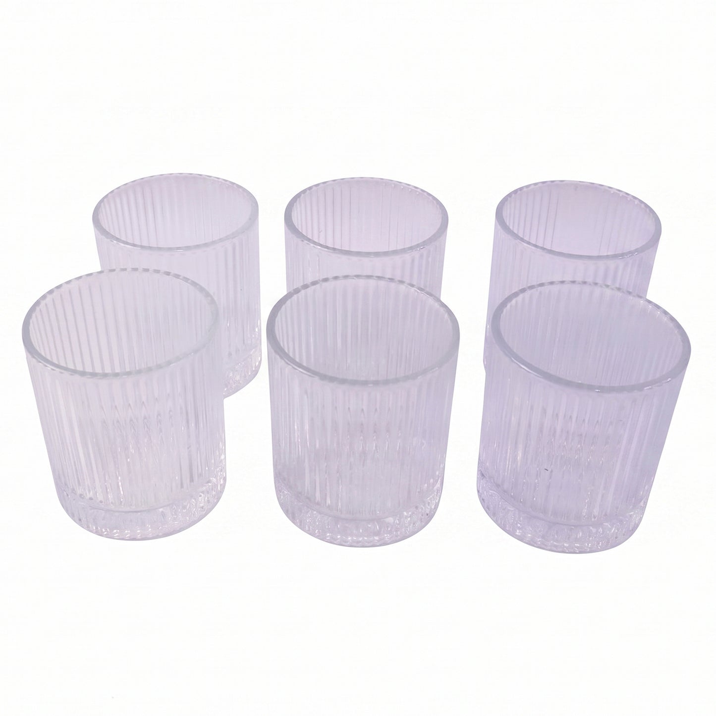 Premium Crystal Glass Tumbler (6 Pc Set 250 Ml Each)
