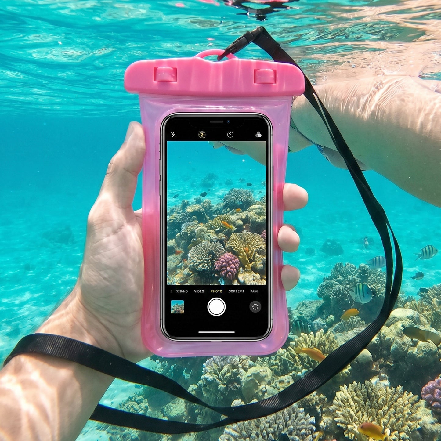 Waterproof Mobile Pouch Cover  1 Pc Universal Sealed Phone Case With Lanyard