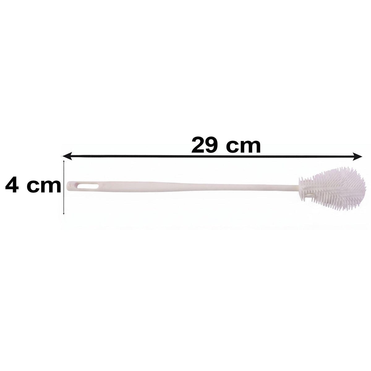 Silicone Cup And Bottle Cleaning Brush With Flexible Bristles For Kitchen (1 Pc)