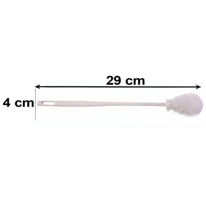 Silicone Cup And Bottle Cleaning Brush With Flexible Bristles For Kitchen (1 Pc)