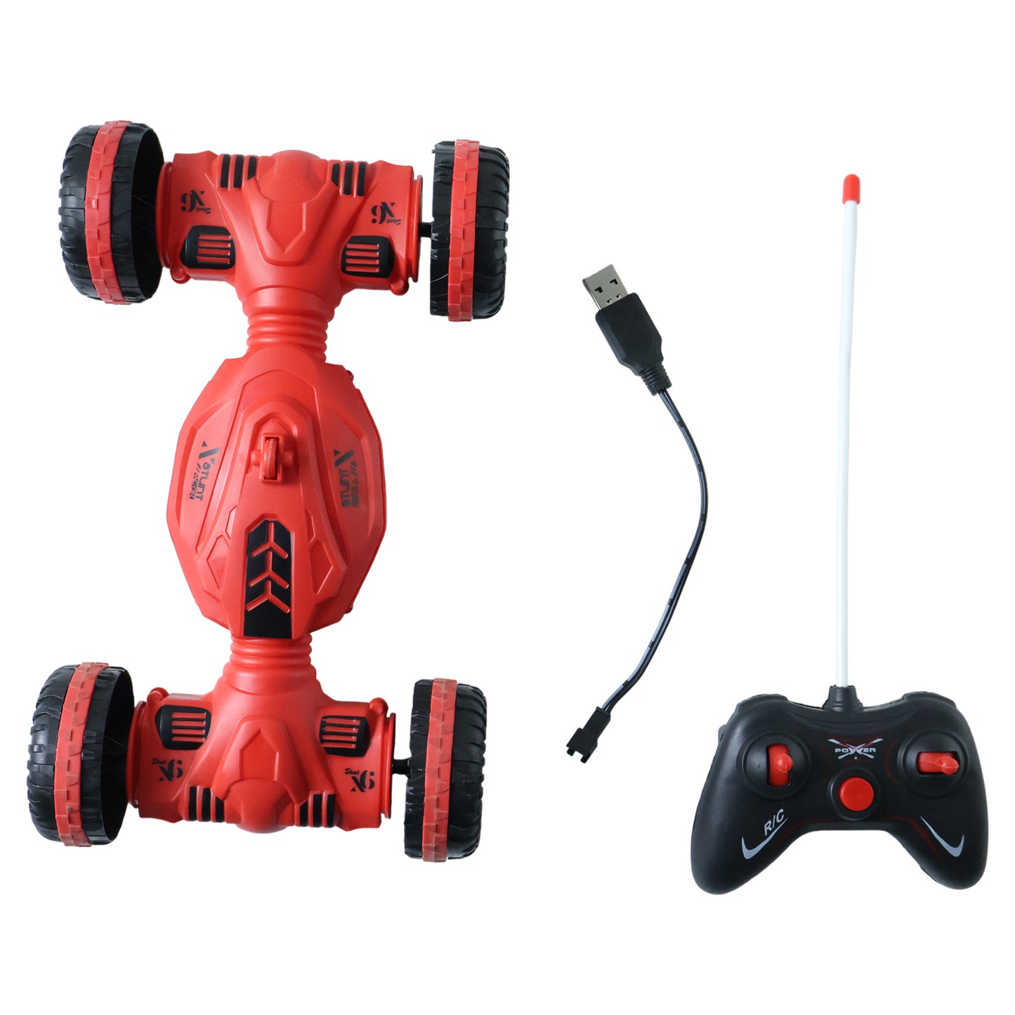 Remote Control One-key Deformation Stunt Car (1 Set)