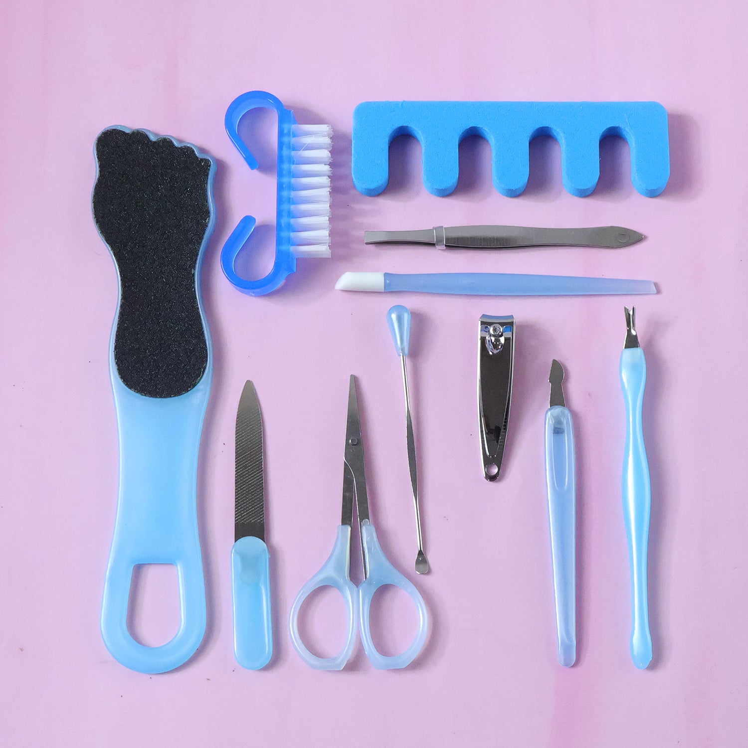 11 In 1 Manicure Pedicure Grooming Kit Nail Care Set (1 Set)