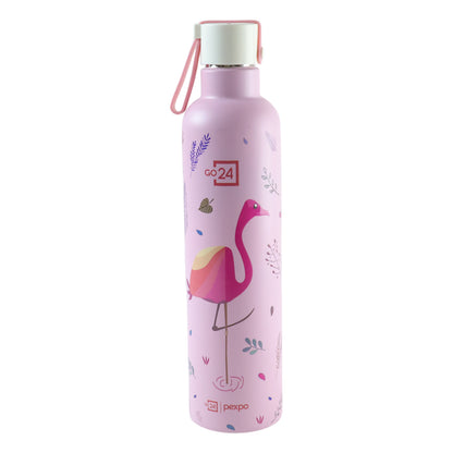 Pexpo Oslo Art Printed Insulated Stainless Steel Water Bottle - 750 Ml