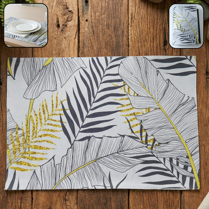 2 In 1 Reversible Dining Table Placemat (2 Pc  Small  Big)
