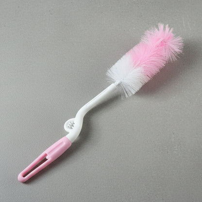 Bottle  Nipple Cleaning Brush With 360 Rotary Handle (1 Pc)