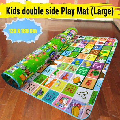 8059 Waterproof Double Side Baby Play Floor Mat For Kids Home With Bag (Size 120 X 180cm)