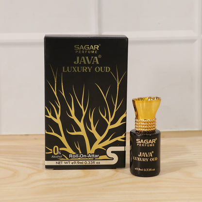 Sagar Java Luxury Oud Roll-on Attar Alcohol-free Perfume Oil For Men And Women (9.9 Ml)