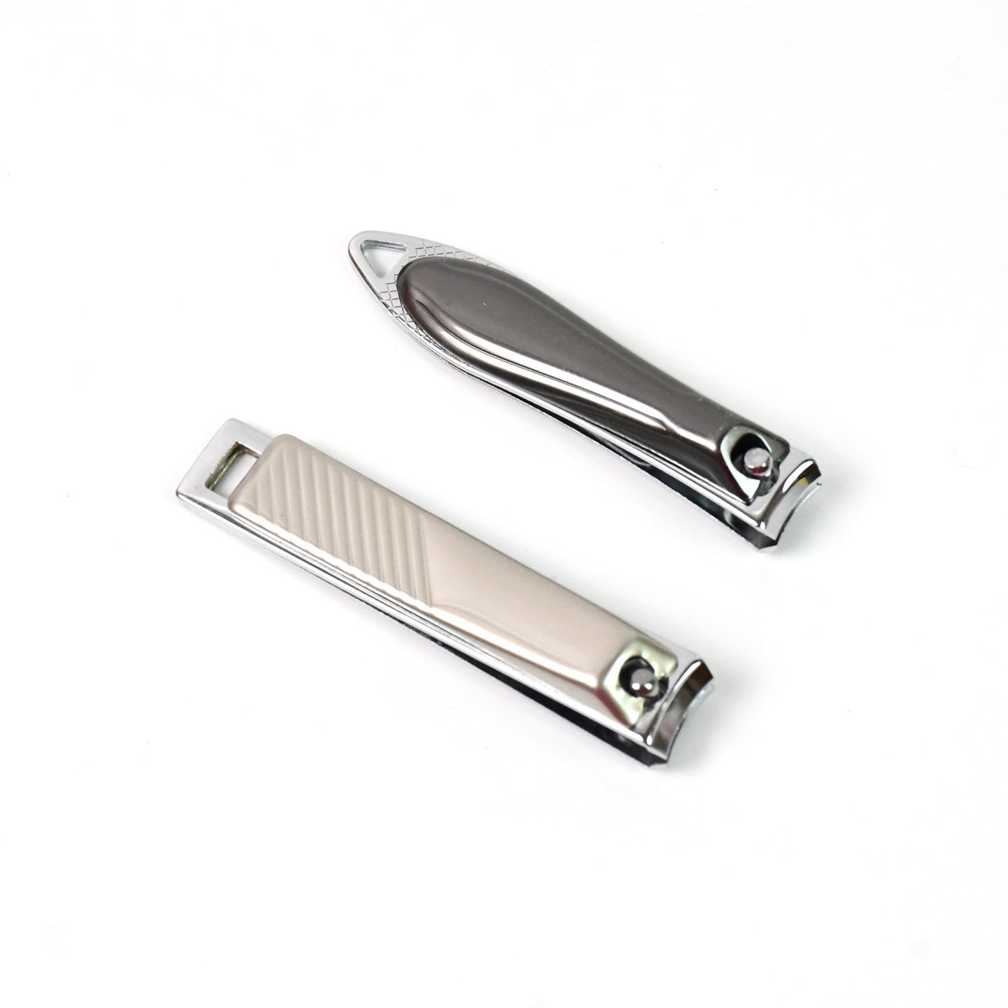 Stainless Steel Folding Portable Large Nail Clippers With Nail File (1 Pc)