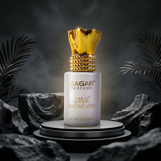 Sagar Java Positive Vibes Roll-on Attar Alcohol-free Perfume Oil For Men And Women (9.9 Ml)