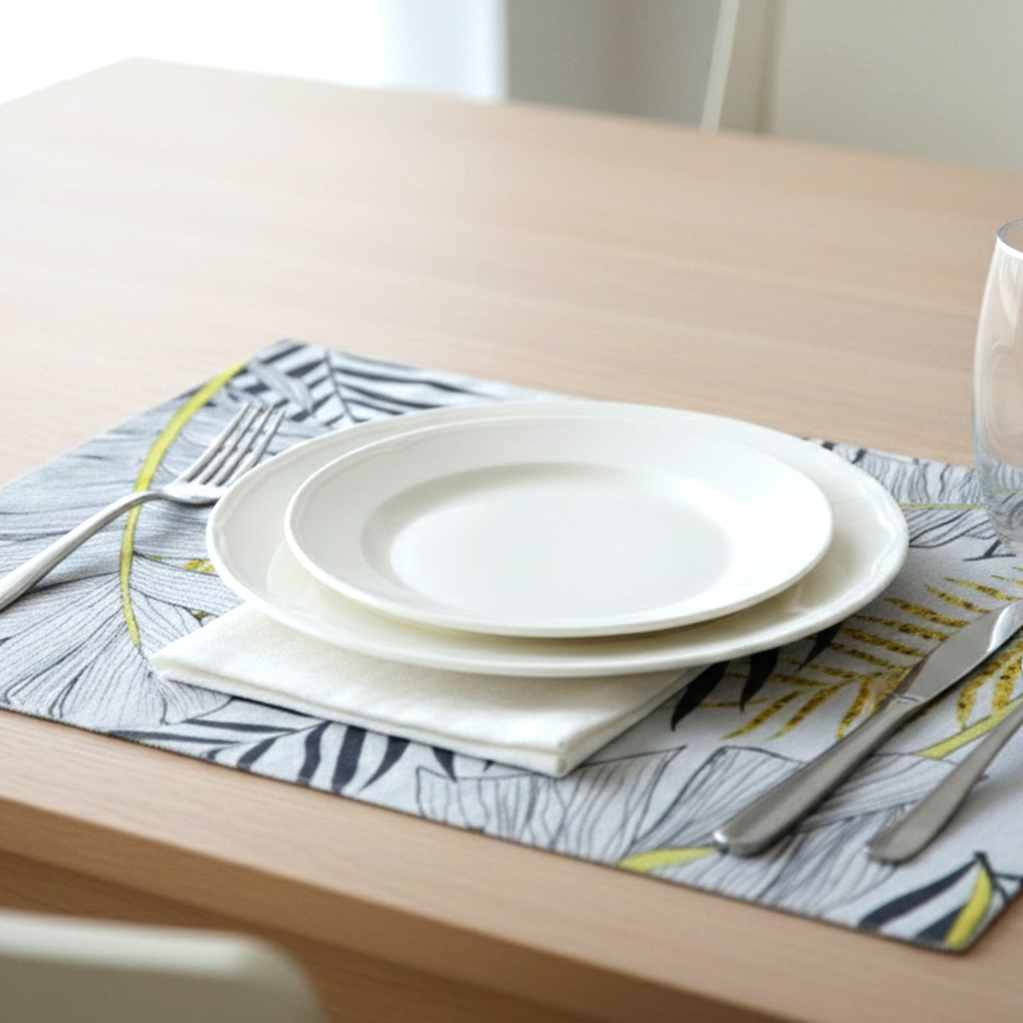 2 In 1 Reversible Dining Table Placemat (2 Pc  Small  Big)