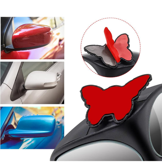 2 In 1 Car Blind Spot Mirror 360 Rotation Adjustable Hd Glass (1 Pc)