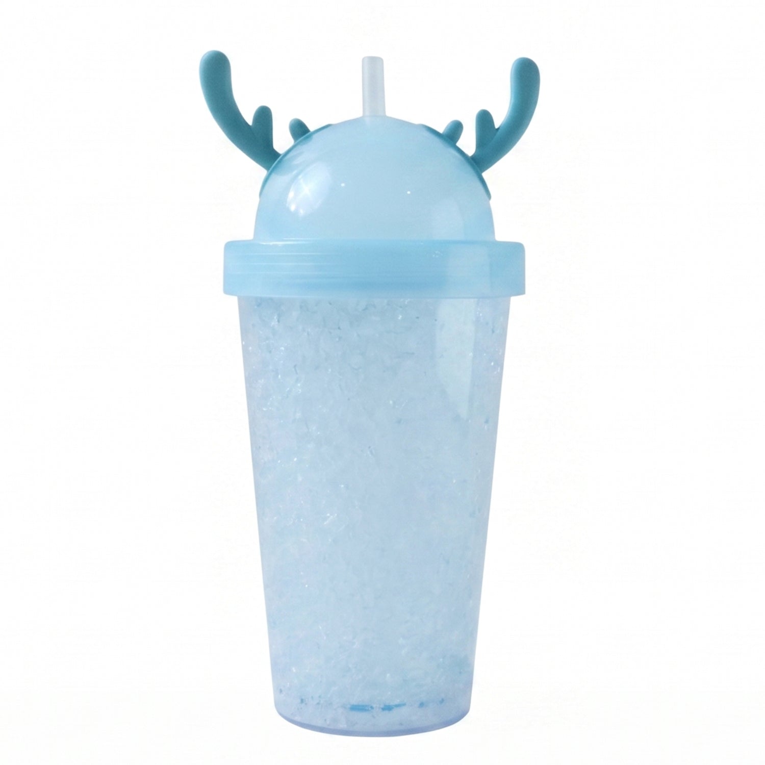 Stylish Swizzy Jelly Tumbler With Straw And Fun Lid (1 Pc 500ml)