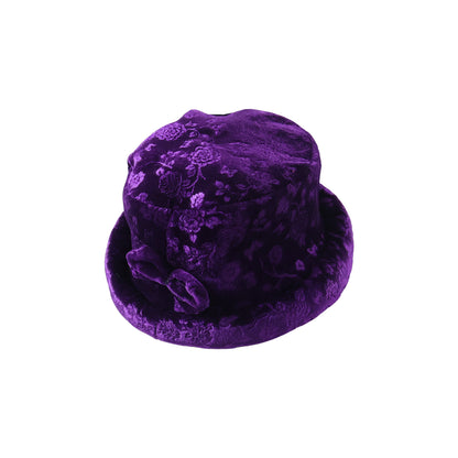 Premium Velvet Designer Bucket Hat For Women (1 Pc)